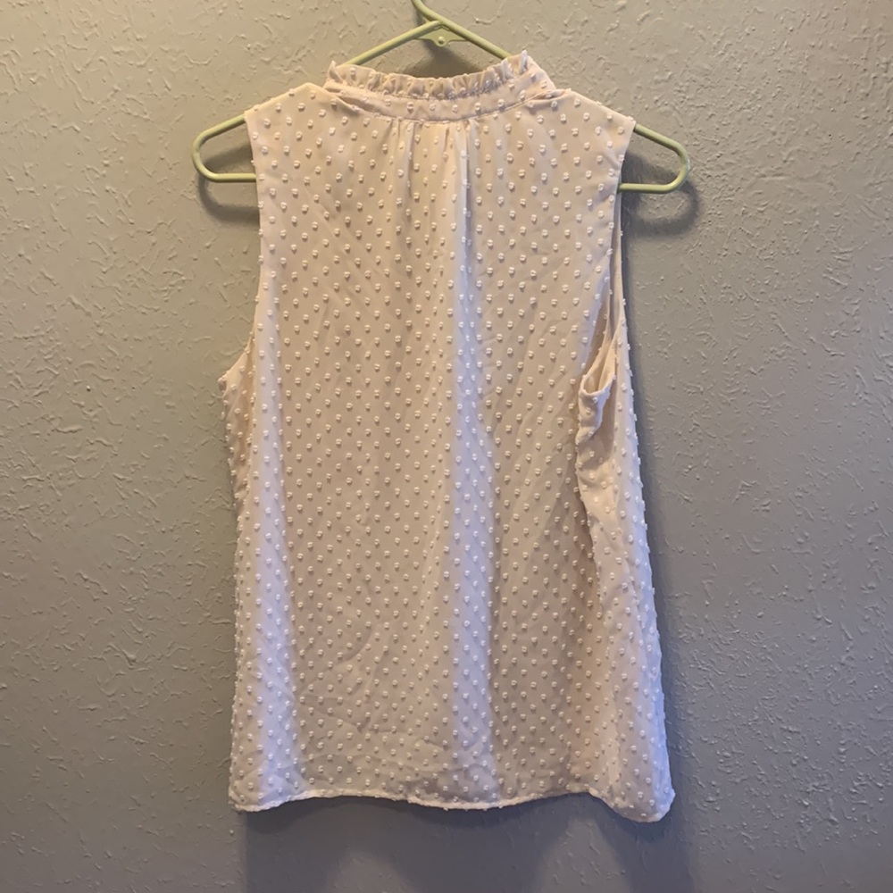 J. Crew Light Pink Swiss Dot Sleeveless Camisole - Picture 6 of 7
